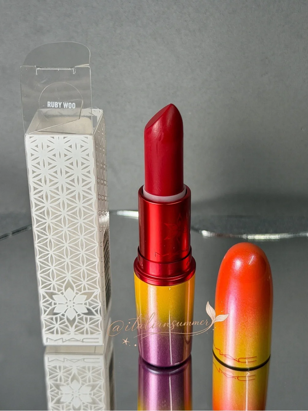 MAC Honor of Kings Limited Edition Lipstick Ruby Woo New In Box
